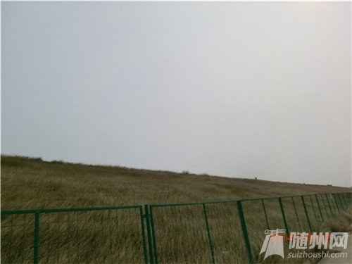 被鐵絲網(wǎng)圍起來的大壩邊上的小草原.jpg